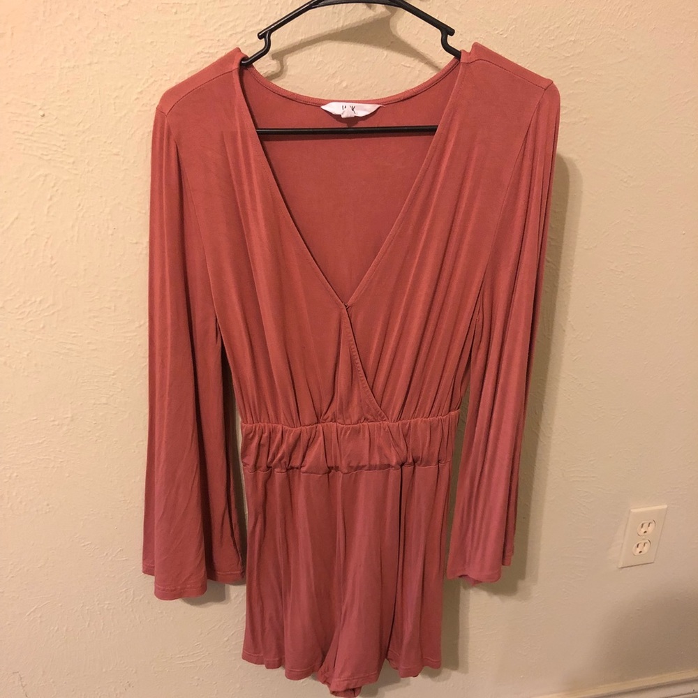 Bell sleeve romper